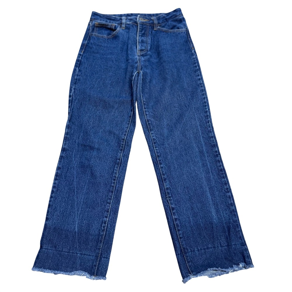 J. Galt (Dark Blue) Straight Leg Jeans Women Size M (26 waist) EUC